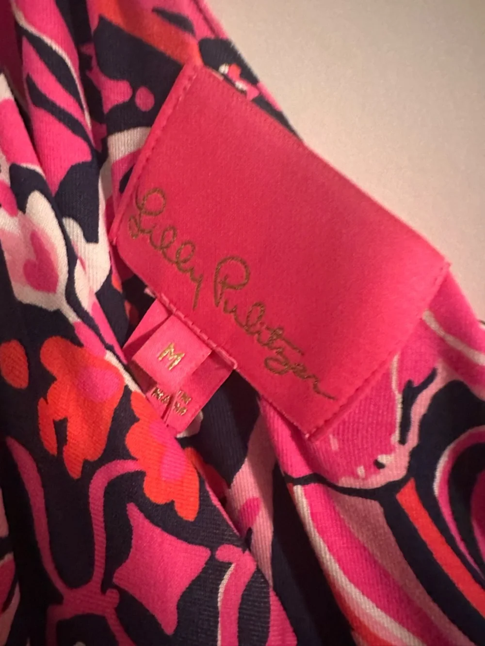 Lilly Pulitzer Monico Pink Paisley One-Shoulder Hi-Low Dress - Picture 6 of 6